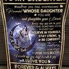 Whenever You Feel Overwhelmed- Remember Whose Daughter You Are and Straighten Your Crown Blanket Quilt Bedding Set