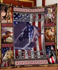 Whisper to the Devil's Car Horse Quilt Bedding Set