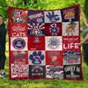 Wildcat For Life Ncaa Arizona Wildcats Combined Collected Quilt Bedding Set Vintage