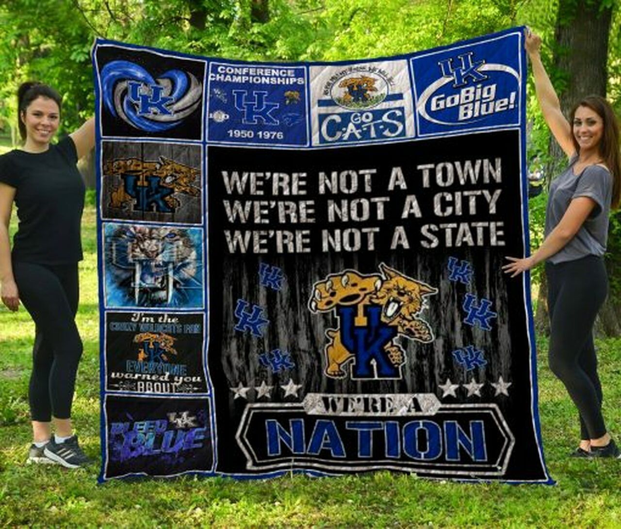 Wildcats Nation Ncaa Kentucky Quilt Bedding Set for Teens