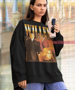 Willem Dafoe Scientist Sweatshirt - Minimalist Movie Shirts for Men and Women Who Love Superheroes