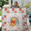 Winnie The Pooh: Quilt Bedding Set with Fleece Blanket for Disney Fans
