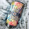 Winnipeg Jets NHL Tumbler - Best Mom Ever Flower Design Tumbler