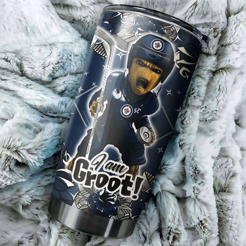 Winnipeg Jets NHL Tumbler - I Am Groot