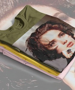 Winona Ryder Retro Style Cool Fan Art T-Shirt for Fans