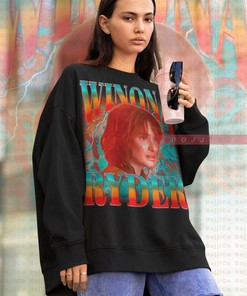 Winona Ryder Retro Style Sweatshirt for Fans