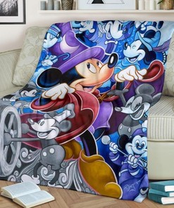 Wizard Mickey on this Best Selling Premium Fleece Blanket - Soft and Cozy