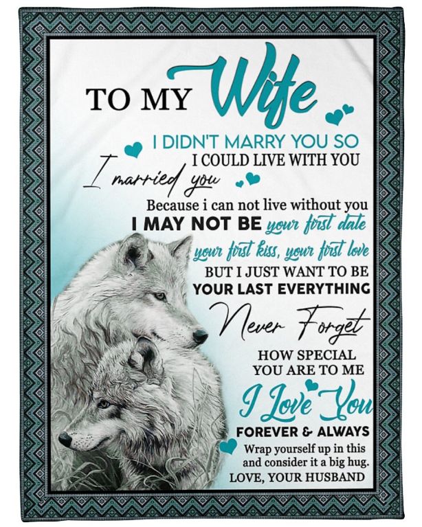 Wolf Fan To My Wife Never Forget How Special You Are To Me Quilt Bedding Set for Wife From Husband Birthday