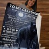 Wolf and Grandson Love Quote Quilt Bedding Set for Family Members
