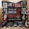 Women Veterans Are Veterans Too Quilt Blanket: Celebrate Equality