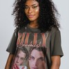 Women's Scary Movie T-Shirt - Billy Loomis, Sidney, Actress Stu Matcher & Classic Horror Film Fan Tee