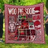 Woo Pig Sooie NCAA Arkansas Razorbacks Collection Quilt Bedding Set