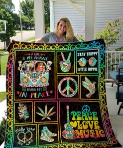 Woodstock Gypsy Ornamental Hippie Quilt Blanket: A Must-Have for Music Fans