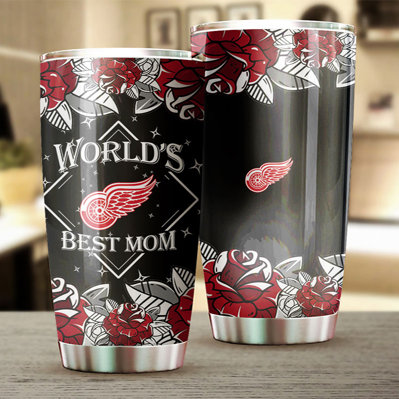 World's Best Mom Cheers for Red Wings with This NHL Tumbler - Image 2