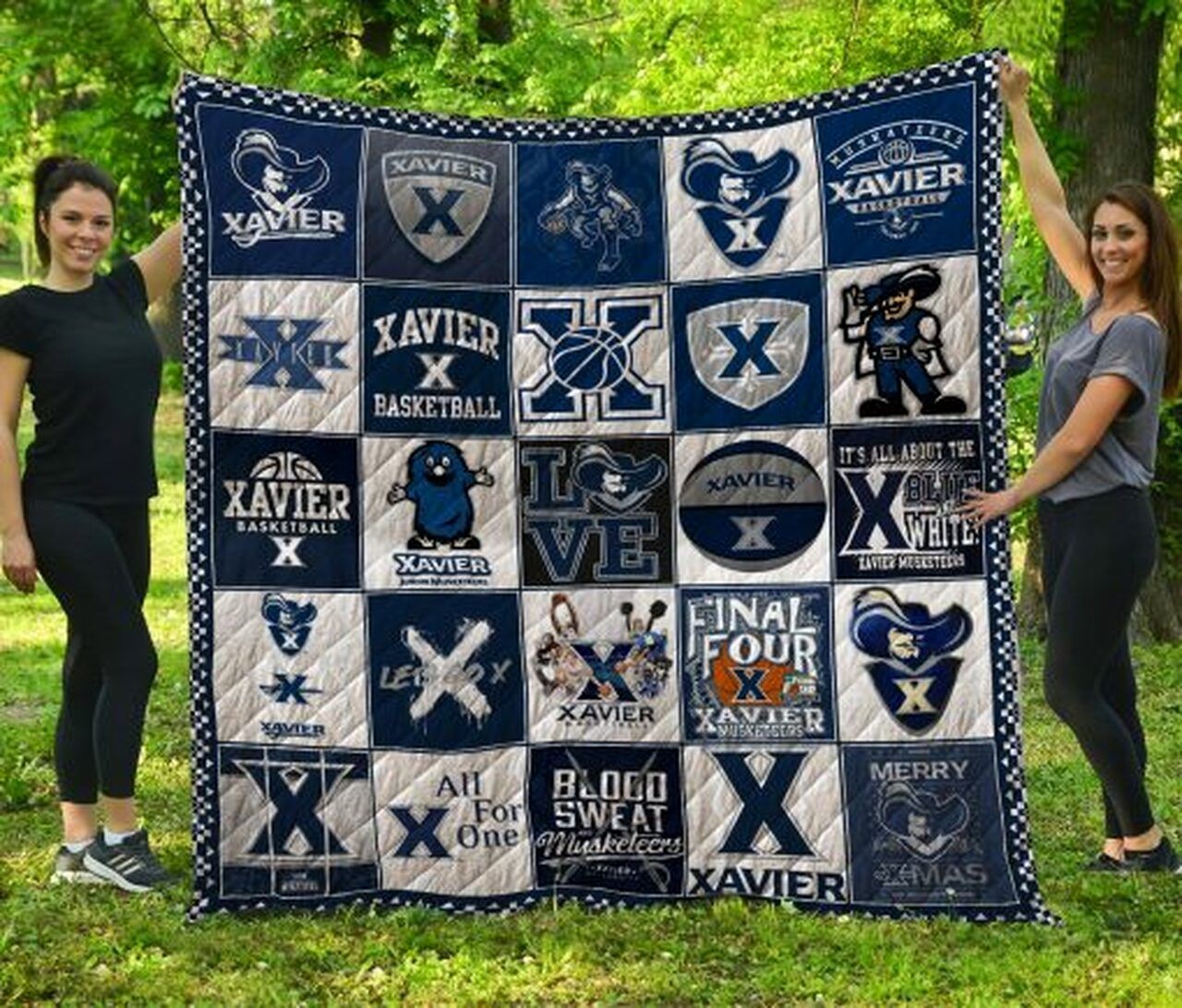 Xavier Musketeers NCAA Quilted Bedding Set for a Comfortable and Chic Bed