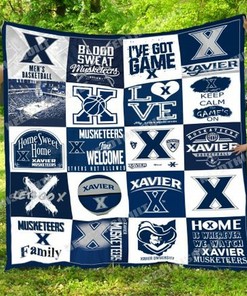 Xavier Musketeers NCAA Quilted Bedspread for a Vibrant and Soft Bed