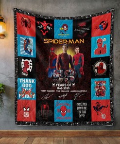 Years 58 Spider Man Quilt Bedding Set for Comic Book Fans