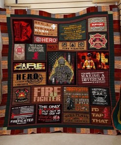 You Are Making A Difference Every Day Firefighter Bed Set for Teenagers