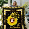 You Are My Sunshine Sunflower Quilt Blanket for Pig Lovers - Cute and Cozy Gift for Pig Lovers