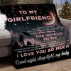 You Mean The World To Me- Blanket for Daughter From Mom, Blanket Quilt Bedding Set for Girls.