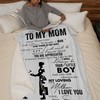 You Will Always Be My Loving Mother Love From Son Fleece Blanket Quilt Bedding Set For Mom