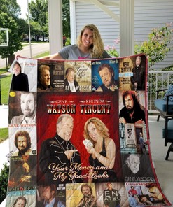 Your Money And My Good Looks Gene Watson Albums Quilt Bedding Set for Country Music Fans