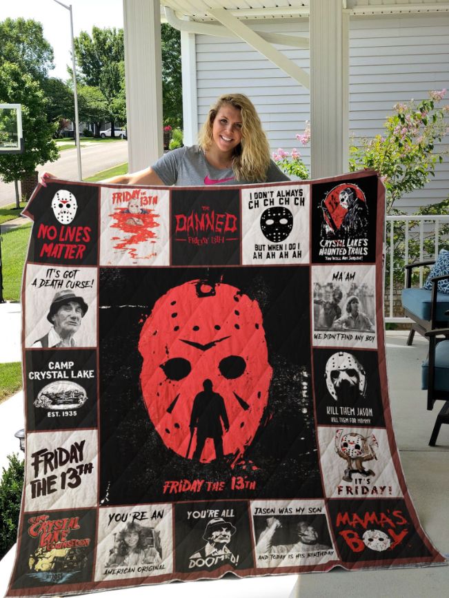 You're Doomed Friday The 13th Collection For Fans Creepy Quilt Bedding Set