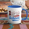 100 Days of School Celebration Mug, Baseball 100 Days of School Coffee Cup, Educational School Sport Graphic Gift Idea