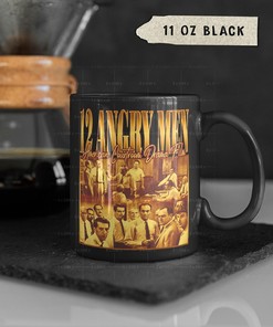 12 Angry Men Vintage Coffee Mug | Henry Fonda Homage Mug | Classic Movie Mug for Film Buffs