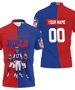 2020 Buffalo Bills Afc East Division Champions Polo Collar Shirt