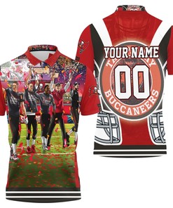 2021 Tampa Bay Buccaneers Super Bowl Champions Polo Shirt- Perfect Gift For Fans