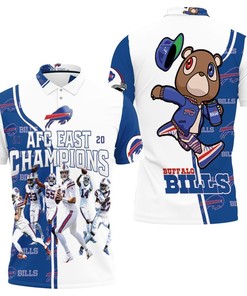 3D Buffalo Bills Afc East 2021 Champions Polo Shirt