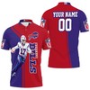 3D Buffalo Bills Josh Allen 17 Player Buffalo Bills 2020 Nfl Season Personalized Polo Collar Shirt