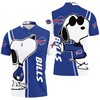 3D Buffalo Bills Snoopy Lover All-Over Print Polo Collar Shirt