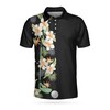 3D Golf Club And Ball Polo Shirt - Perfect For Golf Enthusiasts
