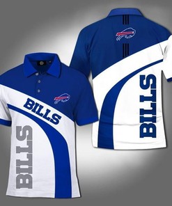 3D Nfl Polo Shirt For Fans - Buffalo Bills