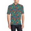 3D Parrot Pattern Polo Shirt - Eye-Catching Gift For Animal Lovers Who Want To Stand Out
