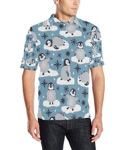 3D Penguin Pattern Polo Shirt - Fun And Adorable Gift For Animal Lovers