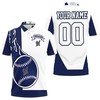3D Personalized All Over Print Milwaukee Brewers Polo Shirt - Perfect Gift For Fans