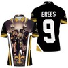 3D Polo Shirt For Drew Brees And New Orleans Saints Fans - A Bold Statement For Fans Of This Stellar Team