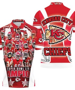 3D Polo Shirt For Kc Chiefs Super Bowl 2021 - Afc West Division Champs For Fans