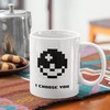8 Bit Gamer Geek Valentines Day Coffee Mug - I Choose You with Christmas & Holiday Gift Ideas