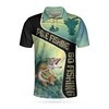 A Day Without Fishing Polo Shirt - 3D Short Sleeve Design For Golf