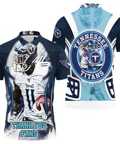 A.J.Brown 11 3D Polo Shirt - Tennessee Titans Super Bowl 2021 Afc South Division Champions - For Fans