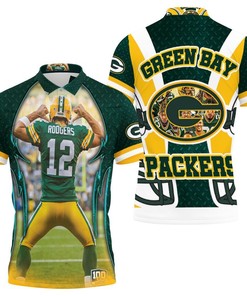 Aaron Charles Rodgers 12 Green Bay Packers Nfc Division Champions Super Bowl 2021 3D Polo Shirt
