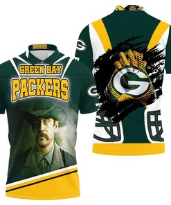 Aaron Rodgers Green Bay Packers 3D Polo Shirt - Perfect Gift For Fans