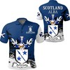 Achmuty Scottish Family Crest Athleisure T-Shirt - Golf Style Polo Shirt