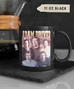 Adam Driver Vintage 90's Coffee Mug | Homage Art Mug for Fans | Ben Solo, Reylo, Sith Must-Have Mug