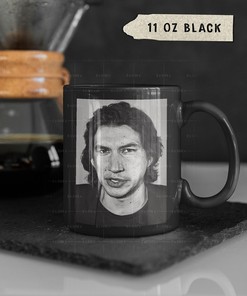Adam Driver Vintage 90's Coffee Mug | Homage Art Mug for Fans | Ben Solo, Sith Must-Have Mug