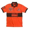 Add A Rugby Twist To Your Collection With Cleveland Browns Wordmark Rugby 3D All Over Print Polo Shirt